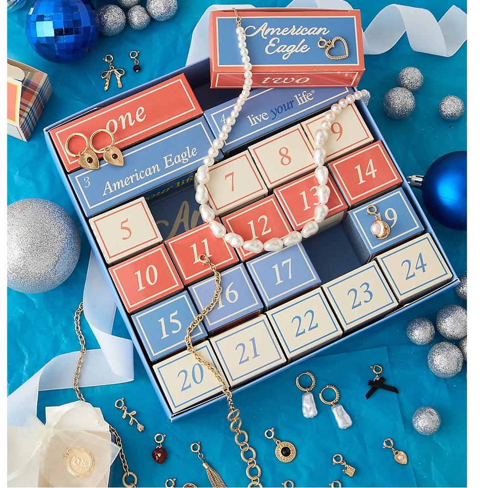 American Eagle charm jewelry 24 day DIY adventure calendar